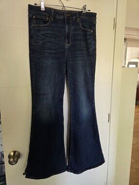 American Eagle Dark Blue Flare Women’s Jeans